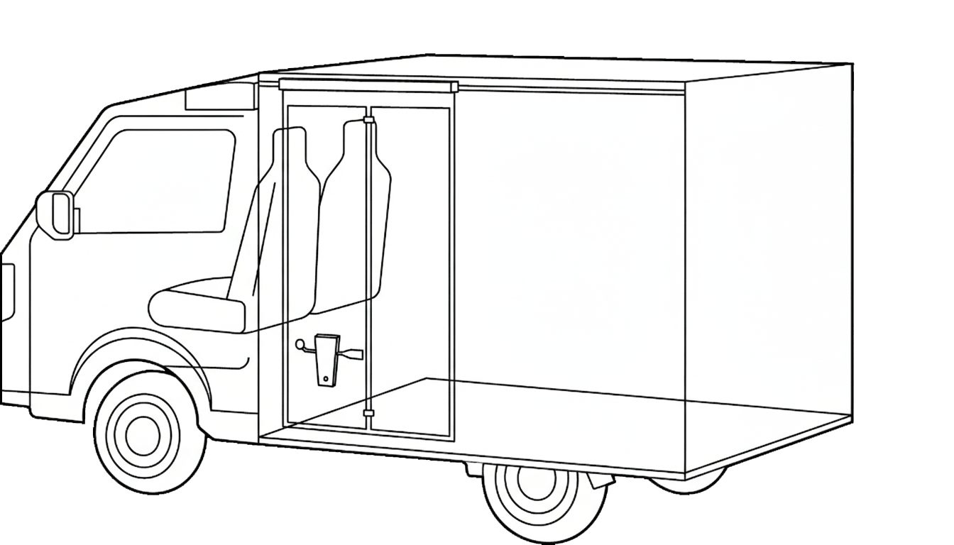 冷凍車 コンテナ内寸